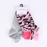 Calvin Klein NWT  Leopard Back Tab no show socks Photo 5