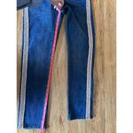 Anthropologie Pilcro Slim Boyfriend Crop Striped Jeans Size 26P Photo 4
