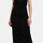 Bardot Chameleon Lace Midi Dress In Black US 8 Large Photo 0
