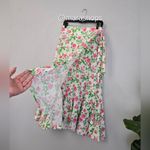 Hill House  Mirabel Midi Wrap Skirt Pink Roses Photo 5