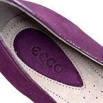 Ecco NWOT Leather Tassel Flats Plum Size 7 - 7.5 Photo 5