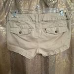 American Eagle Y2K 2000s  Outfitters Low Rise Shortie Khaki Shorts Size 6 Photo 1