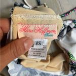 Mara Hoffman white/black/green/pink/grey tribal print two piece swimsuit XS EUC Photo 5