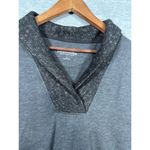 Soft Surroundings Womens 1X Gray Long Sleeve Top Sweater Tunic Photo 2