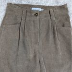 Petal and Pup High Waisted Pleated Corduroy Pants Tan Size 4 Photo 10