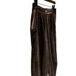 INC Women's | Rio  | Vintage Brown Suede Italy Zip Jacket Pantsuit 2 pc. Photo 7