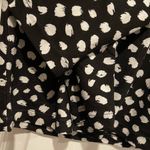 J.Crew NWOT Size XXS Black White Cotton Long Sleeve Turtleneck Pullover Top Photo 2