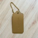 Coach Keychain  Limited Edition Bag Charm Logo Gold Chain Hawaii Stamp Large Size Photo 5