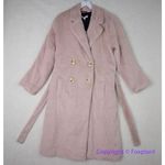 Free People New!  Cuff It Coat in pink,‎ size L Photo 6