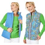 Lilly Pulitzer NWT Tiger Queen Reversible Vest size large Photo 1