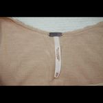 Free People  Cream Crochet Lace Top XS – Flare Sleeve Boho Blouse Photo 5