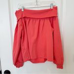 Anthropologie  Maeve Pink Off-The-Shoulder Pullover Photo 5