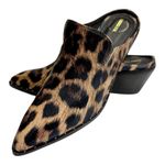 Arider Girl Leopard Print Mule Heels Women’s Size 8.5 Slip Photo 4