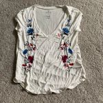 American Eagle Insanely Soft Embroidered V-neck Photo 2