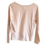 Pact  Pink Organic Cotton Long Sleeve Tee - size Medium Photo 5