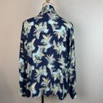 Gap  Women's Floral Kimono Cardigan Navy Open Front Lightweight Boho Size XL Photo 3