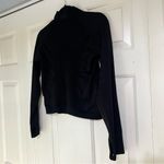 PINK - Victoria's Secret Victoria’s Secret PINK Active Long Sleeve Black Cropped Quarter Zip Size M/L Photo 6