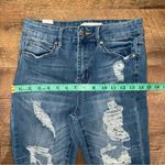 Almost Famous Distressed Skinny Blue Jeans Photo 5