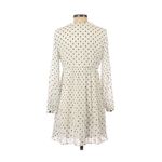 ZARA  White Black Pleated Dot Dress - S Photo 1