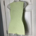 Topshop  Ribbed Knit Tank Green Photo 9