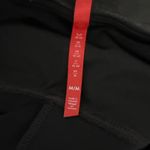 Spanx Pants Womens Medium Black Faux Vegan Leather Leggings Casual Rocker Punk Photo 8