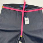 Ralph Lauren NWT Polo aviator Navy leather leggings sz S Photo 2