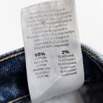 MOTHER Superior The Tomcat Distressed High Rise Straight Leg Jeans Size 29 Blue Photo 8