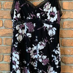 Gilligan & O'Malley Floral Print Lace Trim V Photo 0