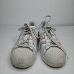 Adidas  Superstar white and pink sneakers Photo 2