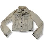 Paper Dolls Paper Doll Jacket Size Small Women's Denim Jacket Distressed Jean Jacket Cotton Photo 0