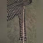 Thread Story Plaid Full Zip Hooded Long Sleeve Shirt Womens Size M Blue White Size M Photo 1