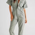 Free People Marci Coverall Denim Jumpsuit Photo 0