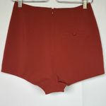 Camila Coelho  Hartleen high waisted shorts in dark brick rust size S small Photo 4