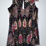 Show Me Your Mumu  Boho Cold Shoulder Bell Sleeve Top Blouse Size Medium Photo 2