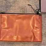 NWOT Lancôme Set of 2 Cosmetic Bags Orange Photo 2