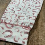 PJ Salvage Horseshoe Jogger Pants Medium Western Lightweight Lounge Pajamas White Photo 1