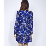 Jaase NWT  Blue Floral Long Sleeve Tiered Boho Jessie Dress Size LARGE‎ Photo 1