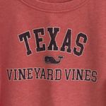 Vineyard Vines Texas Sweatshirt Pink Boxy Womens M Preppy Collegiate Cotton Photo 1