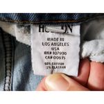 Hudson Jeans Women 29 Nico Midrise Straight Leg Distressed Crop Rolled Cuff Pant Blue Photo 5