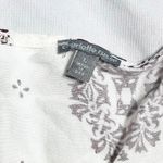 Charlotte Russe  Top Womens Size L Y2K Medallion‎ Print Babydoll Blouse V Neck Photo 1