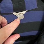 Fossil  Silk Blouse- Beautiful classy tailored style! Size Small Photo 6