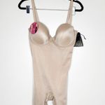 Spanx NWT  Suit Your Fancy Strapless Cup Bodysuit Women's Beige Size Large Photo 2