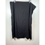 Universal Standard  Lynn Luxe Pencil‎ Twill Skirt Size 20 Business Work Black Photo 15