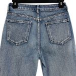 PacSun  SZ 25 Mom Jeans Mid-Rise Distressed Rips Pockets Medium Wash Blue Womens Photo 3