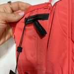 BCBG MaxAzria Ila Strapless Coral Satin Evening Dress Draped 0 Photo 6