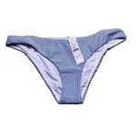 J.Crew NWT  Nautical Stripe Low Rise Hipster Bikini Bottom M Blue White #3040 Photo 10