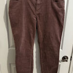 Old Navy  Rockstart Mid Rise Skinny Velvet Jeans Mauve Purple 16 Photo 0