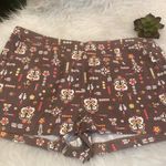 Lucca Couture  light corduroy Floral owl shorts juniors‎ size small Photo 1