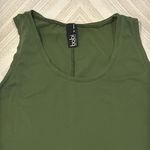 Bobi  Women’s Green Curved Botton Tank Top - Size L Photo 1