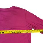 Karen Scott Pink Floral Hearts Embroidered Long Sleeve Top Women's Medium Y2K Photo 3